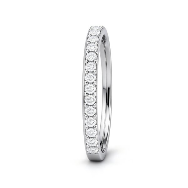 Diamond Wedding Band 1/2 ct tw 14K White Gold